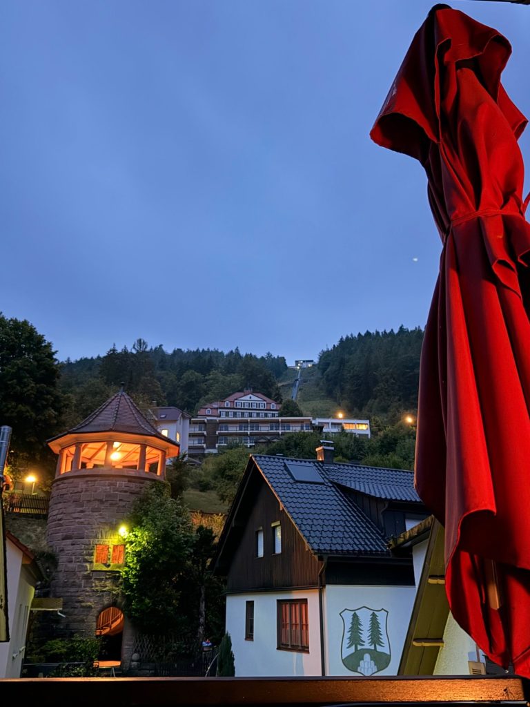 Ausblick Balkon Doppelzimmer